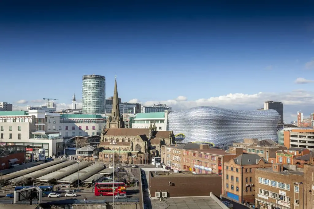 Birmingham City Centre, Bull Ring, West Midlands.