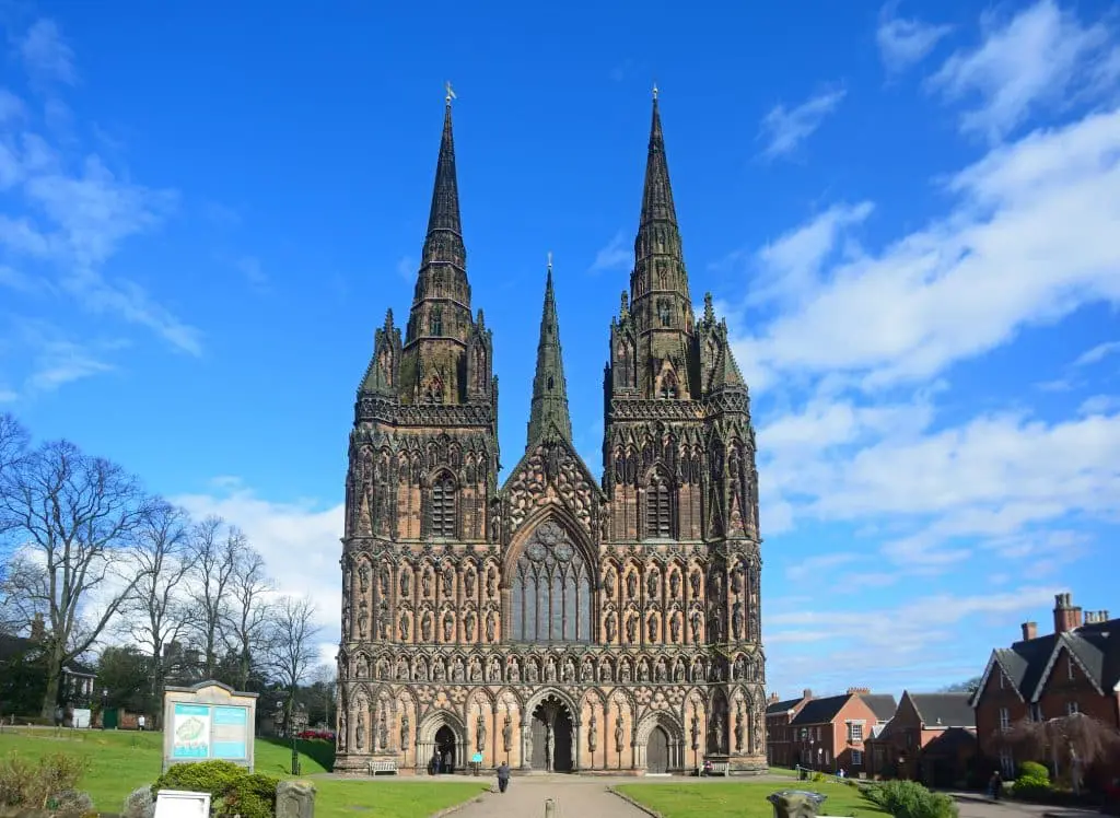 Lichfield Cathedral, Lichfield, Staffordshire.