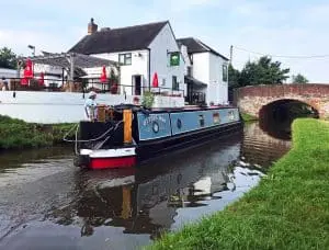 Canal in Rugeley, Staffordshire