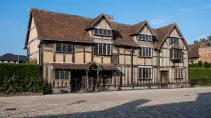 View of Shakespeare's Birthplace in Stratford-upon-Avon, Warwickshire